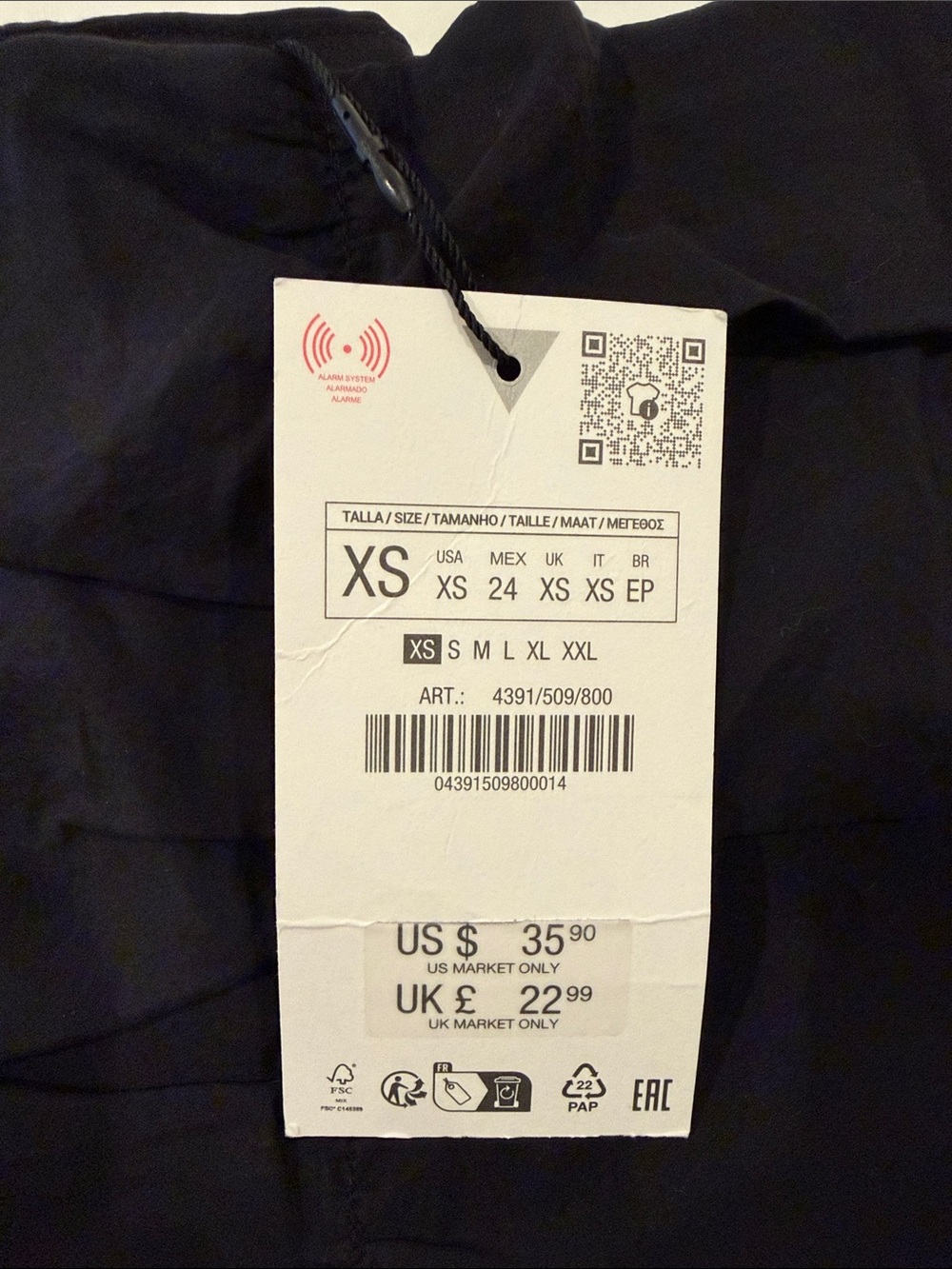 Zara NWTX Black Ruffle Tiered Mini Skirt - Picture 2 of 2